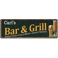 thumbnail image 1 of Carl's Bar and Grill Sign Man Cave Decor 8x24 Gift 108240055047, 1 of 1
