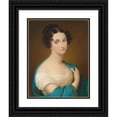 thumbnail image 1 of Carl von Saar 12x14 Black Ornate Wood Framed Double Matted Museum Art Print Titled: Portrait Despina Nitto, 1 of 5