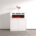 thumbnail image 1 of Carla 01 WH-EF Electric Fireplace Sideboard, 1 of 6
