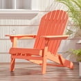 thumbnail image 1 of Carla Acacia Wood Outdoor Adirondack Chair, Tangerine, 1 of 8