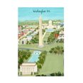 thumbnail image 1 of Carla Daly 'View from Above Washington DC' Canvas Art, 1 of 3