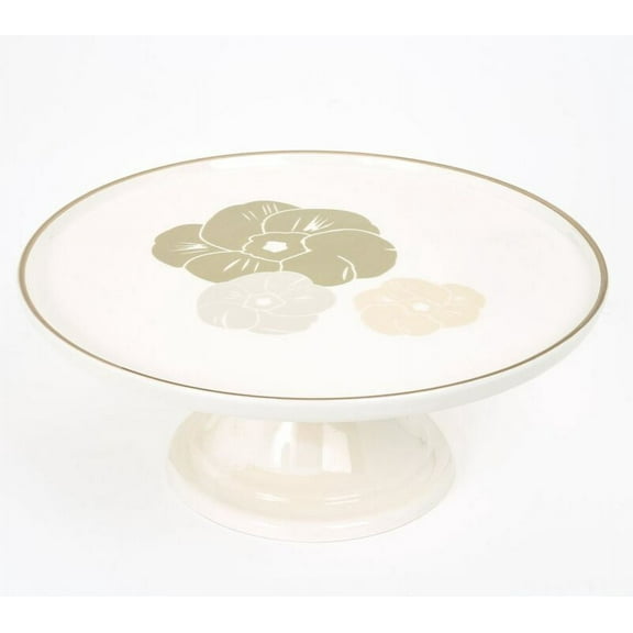 Open Box Carla Hall Sweet Heritage 11" Ceramic Rotating Cake Stand