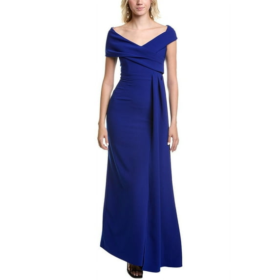 Carla Ruiz womens Maxi Dress, 12, Blue