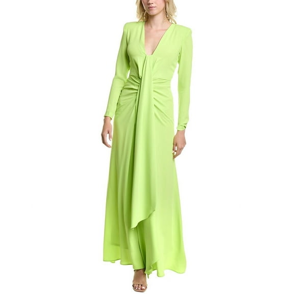 Carla Ruiz womens  Maxi Dress, 6, Green