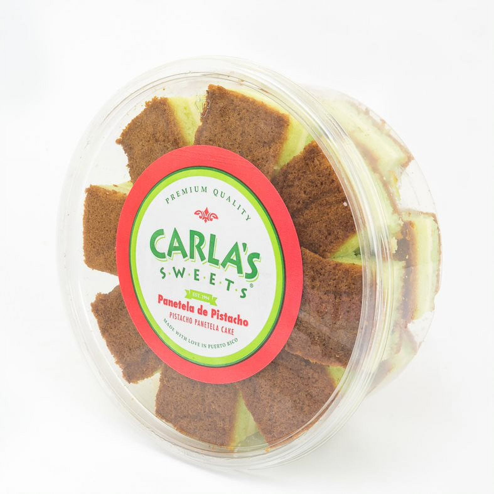 Carlas Sweets Panetela Pistacho, 22 Count, 19 oz