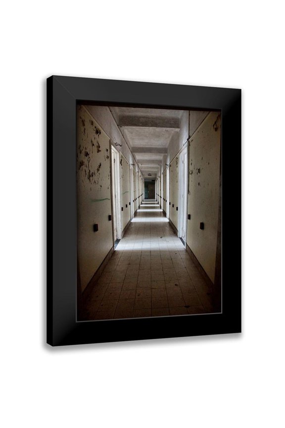 Carlier, Dick 11x14 Black Modern Framed Museum Art Print Titled - FORGOTTEN HOMES IV