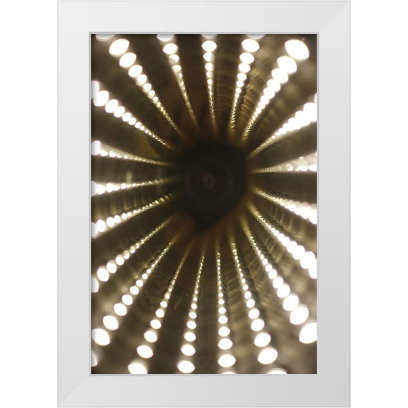 Carlier, Dick 11x14 White Modern Wood Framed Museum Art Print Titled - Lights I