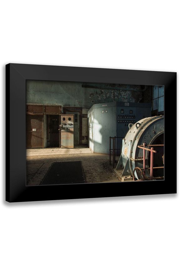 Carlier, Dick 14x11 Black Modern Framed Museum Art Print Titled - FORGOTTEN INDUSTRIES III