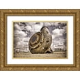 thumbnail image 1 of Carlier, Dick 18x13 Gold Ornate Wood Framed with Double Matting Museum Art Print Titled - Rusty Desert, 1 of 4
