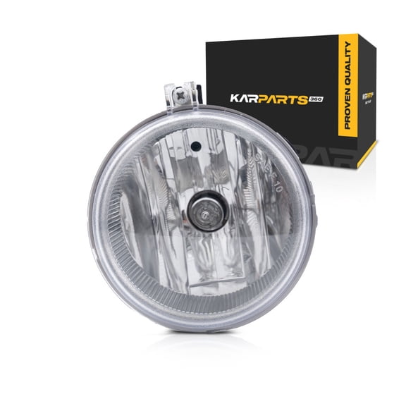 Carlights360: For 2011 2012 2013 2014 Dodge Challenger Fog Light Assembly Driver OR Passenger Side | Single Piece | w/Bulbs - DOT Certified Replacement for CH2592142