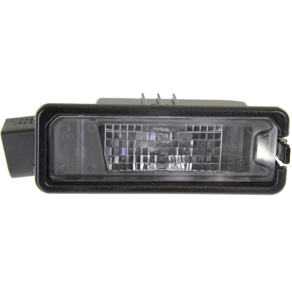 Carlights360: For 2011 - 2016 Volkswagen EOS License Plate Light Driver OR Passenger Side | Single Piece | w/Bulbs Tail Light - Replacement for VW2870108