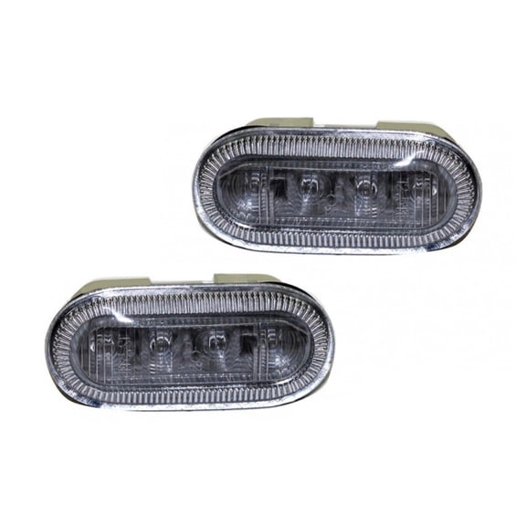 Carlights360 For Volkswagen Beetle 1998 1999 2000 Side Repeater Light Assembly Driver And Passenger Side | Pair | Replacement For VW2570104 | 1C0949101B
