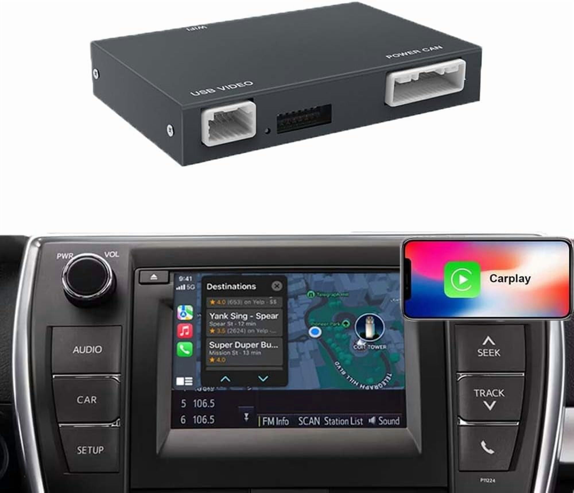 Carlikeit Wireless CarPlay & Android Auto Retrofit Kit for Toyota ...