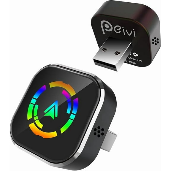 Carlikeit Wireless Carplay Adapter & Android Auto Wireless Adapter 2 in 1,2025's Newly Upgraded Aluminum Body,Ultra-Compact Design,Larger Vents,Faster and More Stable Connection,for iOS 10+