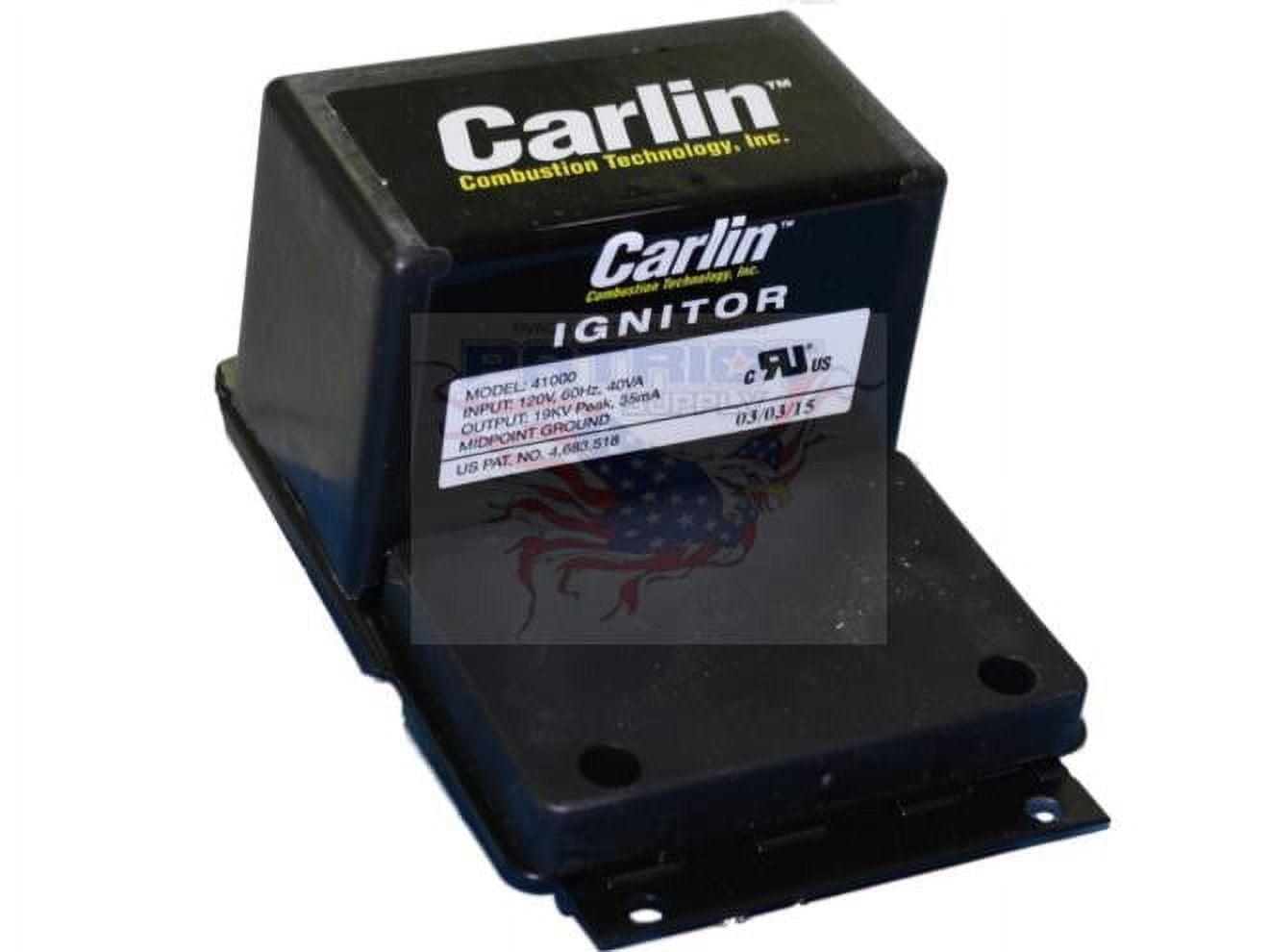 Carlin 41000S0BK1 Electronic Oil Burner Ignitor And Base Plate For