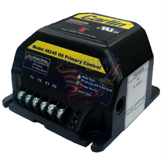 Carlin 48245S Oil Burner Primary Control 45 Sec. TFI. Constant Or Intermittent Duty with Smart Ignition