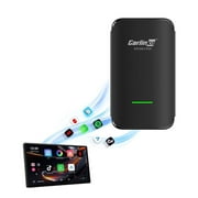 4.0 PRO SeriesCarlinKit CP2A Pro Wireless CarPlay Adapter - Convert Wired CarPlay & Android Auto to Wireless, Plug & Play, 5.8GHz WiFi, Low Latency, for iPhone/Android, Auto-Reconnect