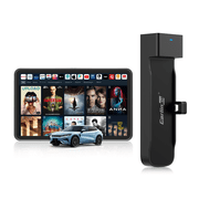 CarlinKit Fi-reDrive Link Pro، Car TV Mate Pro، محول بخار HDMI لـ Fi-re TV Stick، 3 في 1 Wireless CarPlay وWireless Android Auto، لسيارة CarPlay السلكية