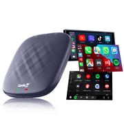 CarlinKit CarPlay Ai Box Plus with Android 13.0 System 8+128GB Qualcomm's® QCM6225 Built-in Netf1ix/Y0uTube/GPS Wireless CarPlay&Android Auto Adapter