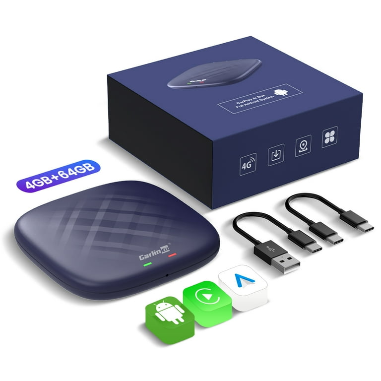 CarlinKit CarPlay Ai Box Ultra with Android 13.0 System 4+