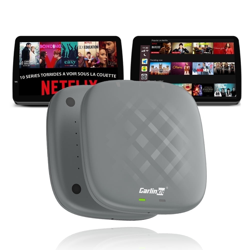 CarlinKit TBOX S1,Android 13 Wireless CarPlay AiBox/Android Auto,Built-in GPS,Use for Car with Factory Wired CP/AA and Touchscreen,App Download,Support Video