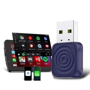 CarlinKit Wireless CarPlay Adapter for Factory Wired Apple CarPlay Android Auto, Work with iPhone iOS 10+ Android 11+ Wireless Android Auto