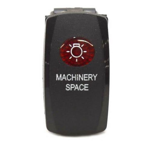 Carling Boat Machinery Space Rocker Switch | On/Off 12V 20A 3 Spade