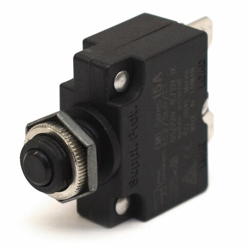 Carling Boat Push To Reset Breaker | CMB 15A 125/250VAC 32VDC