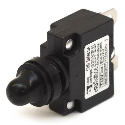 Carling Boat Push-to-Reset Circuit Breaker | w/ Boot 5A 125-250V AC ...