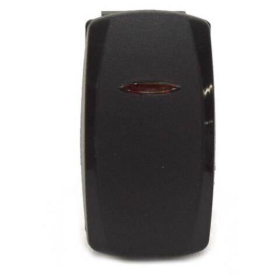 Carling Boat Rocker Switch 1211R | ON/OFF 20A 12V Black Red - Walmart.com