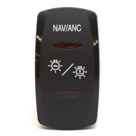 Carling Boat Rocker Switch 201579 | Nav/Anc Lights 20A 12V ON/OFF/ON