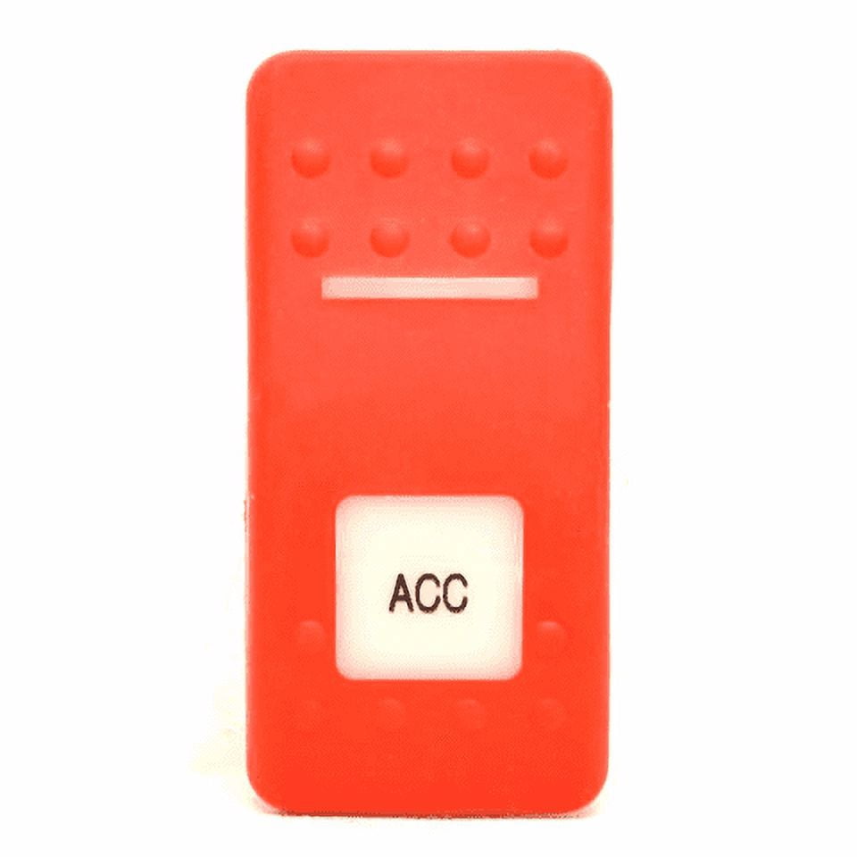 Carling Boat Rocker Switch Actuator | ACC Red Illuminated - Walmart.com