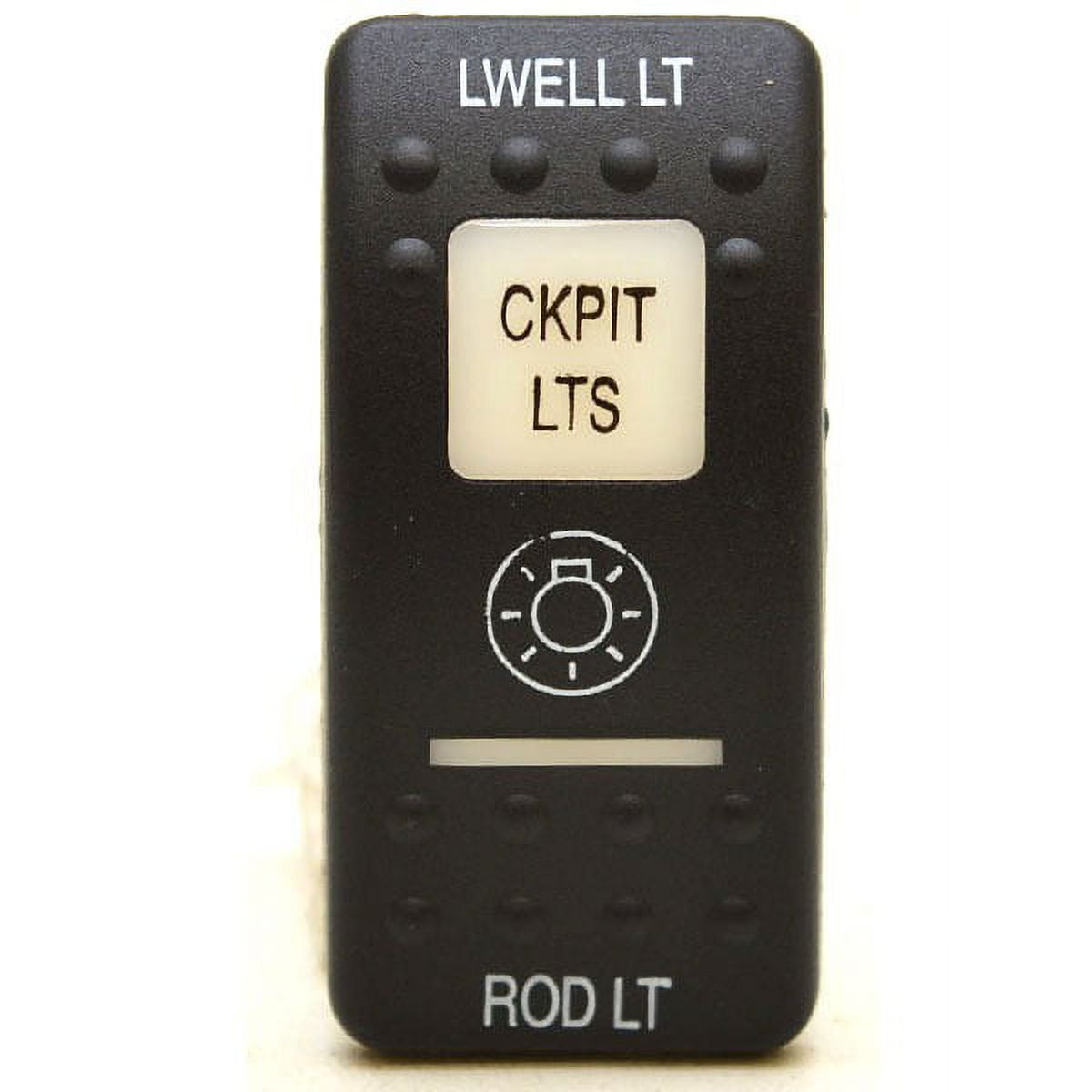 Carling Boat Rocker Switch Actuator Cockpit Lights Black