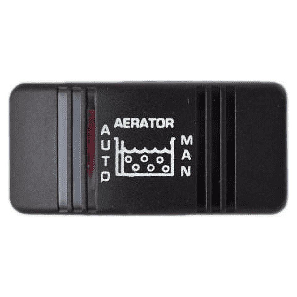Carling Boat Rocker Switch Actuator Cover Aerator Auto / Man Black