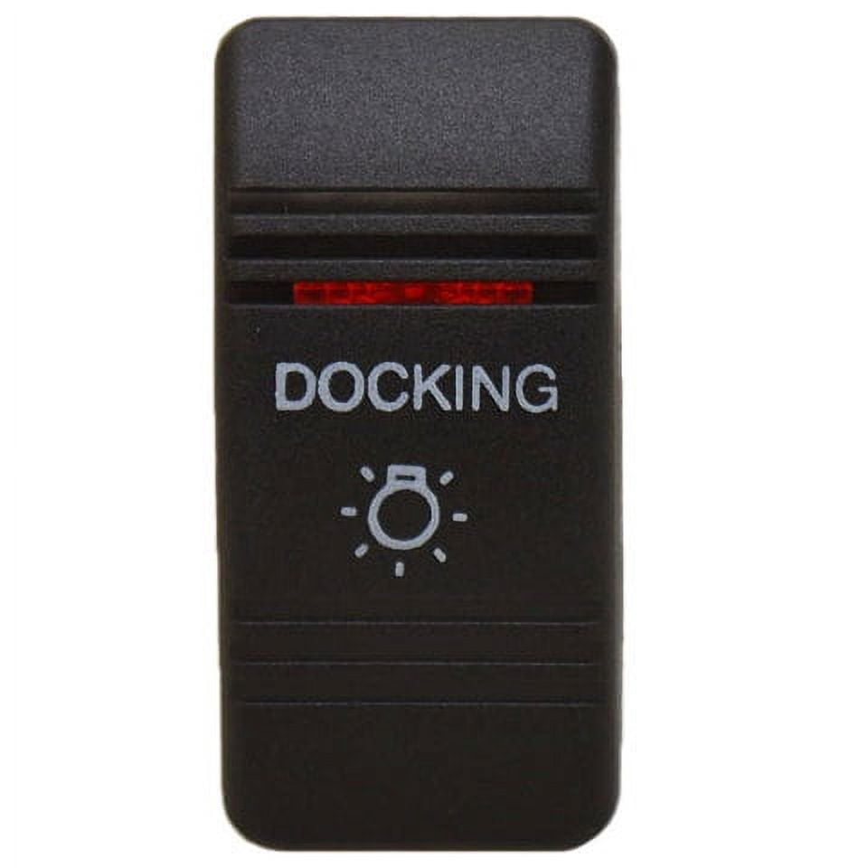 Carling Boat Rocker Switch Actuator Cover Black Plastic DOCKING