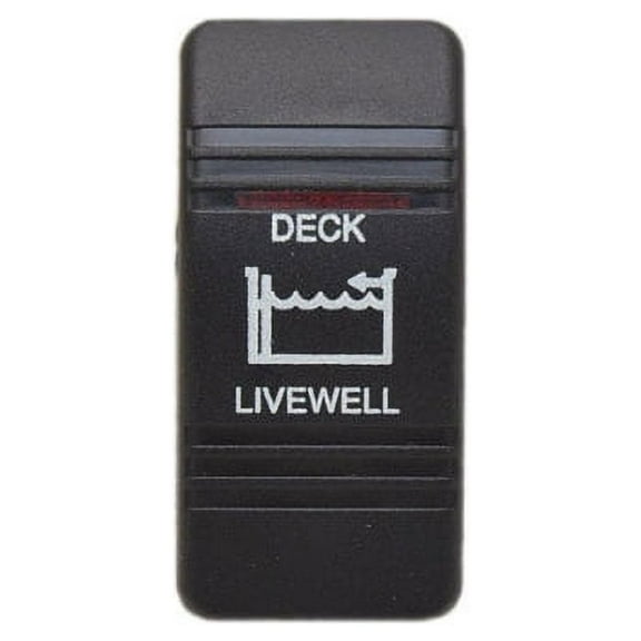Carling Boat Contura III Rocker Switch Actuator | Deck Livewell Lit