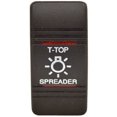 thumbnail image 1 of Carling Boat Rocker Switch Actuator | T-Top Spreader Black Lighted, 1 of 2