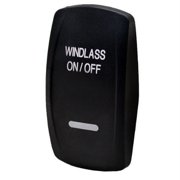 Carling Boat Rocker Switch Actuator | Windlass On/Off Black Lighted