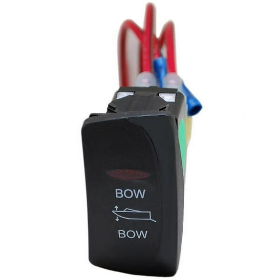 Carling Boat Rocker Switch | Bow Momentary On/Off/On Lighted