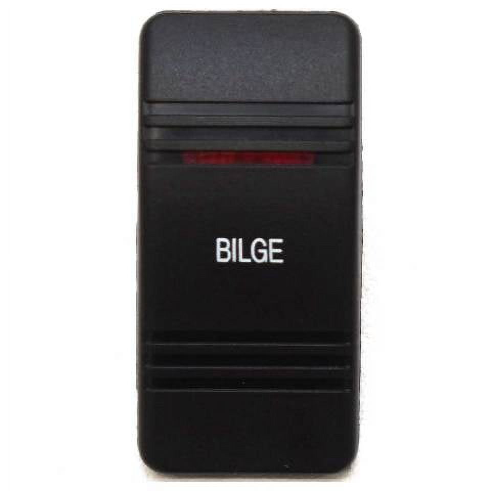 Carling Boat Rocker Switch Cover 164728 Bilge Black Actuator