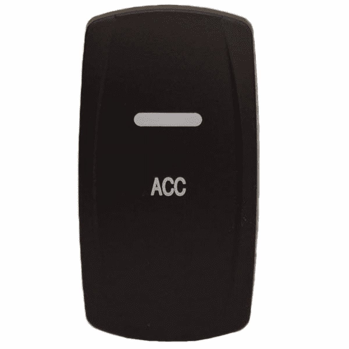 Carling Boat Rocker Switch Cover ACC Matte Black Actuator