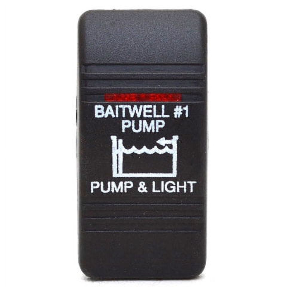 Carling Boat Rocker Switch Cover | Actuator Baitwell #1 Pump - Walmart.com