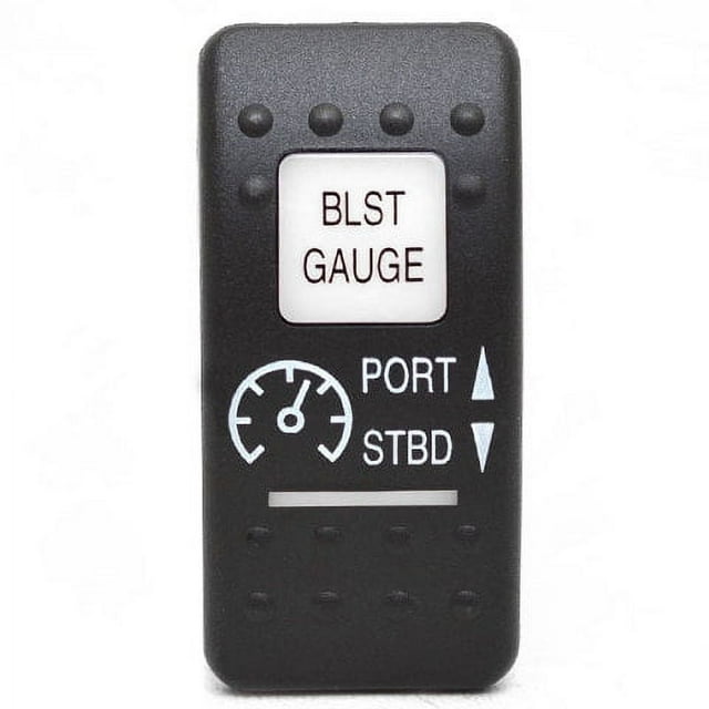 Carling Boat Rocker Switch Cover Ballast Gauge Port / Starboard