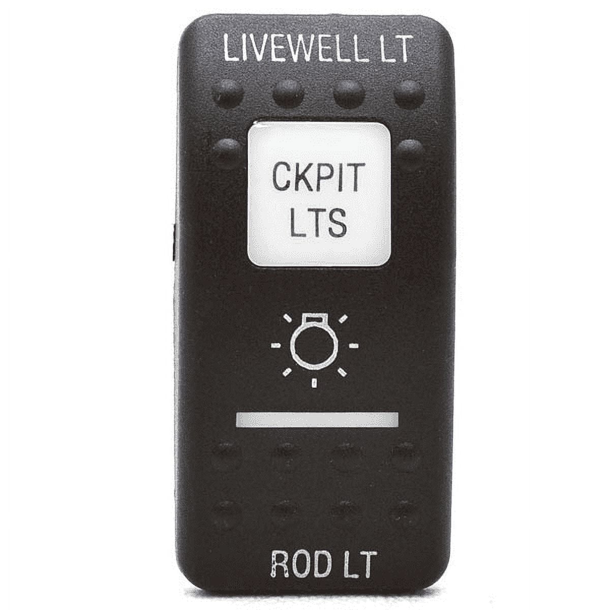 Carling Boat Rocker Switch Cover Cockpit/Livewell/Rod LTS Actuator