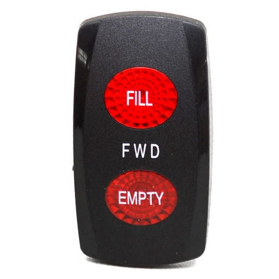 Carling Boat Rocker Switch Cover | FILL FWD EMPTY Livewell Actuator ...