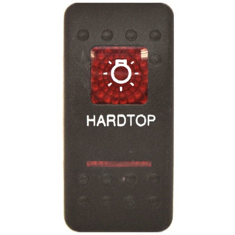 Carling Boat Rocker Switch Cover Hardtop Black Actuator