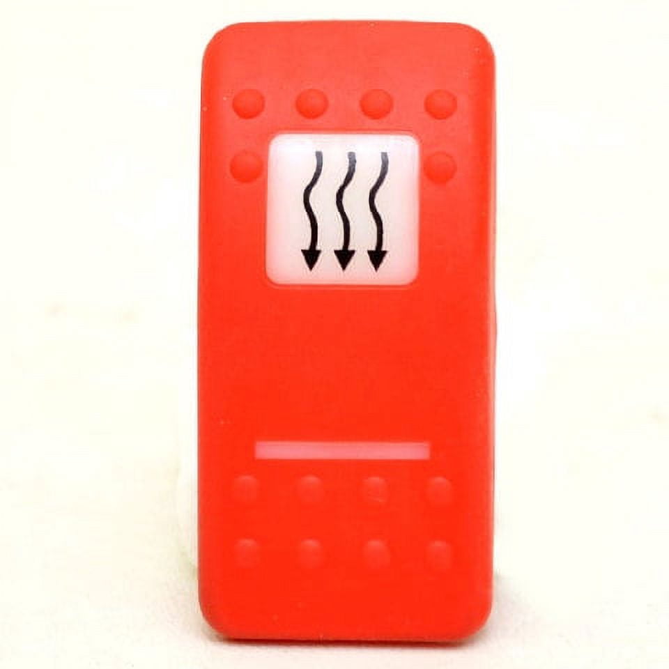 Red Rocker Switch Cover Carling Boat Rocker Switch Cover | Heat Red Actuator - Walmart.com