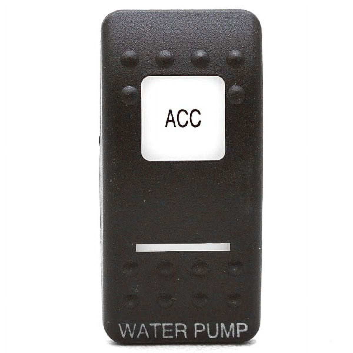 Carling Boat Rocker Switch Cover Plate | ACC-WATER PUMP Actuator Black ...