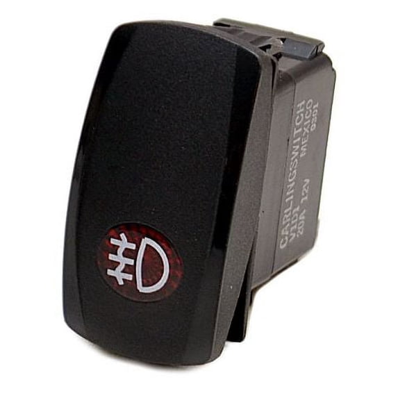 Carling Boat Rocker Switch | ON/OFF Fog Lights 20A 12V Black - Walmart.com