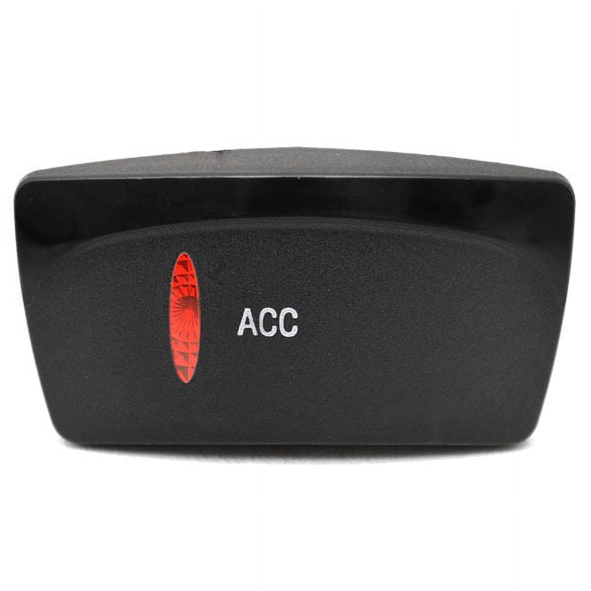 Carling Boat Rocker Switch Plate ACC Black Actuator Cover